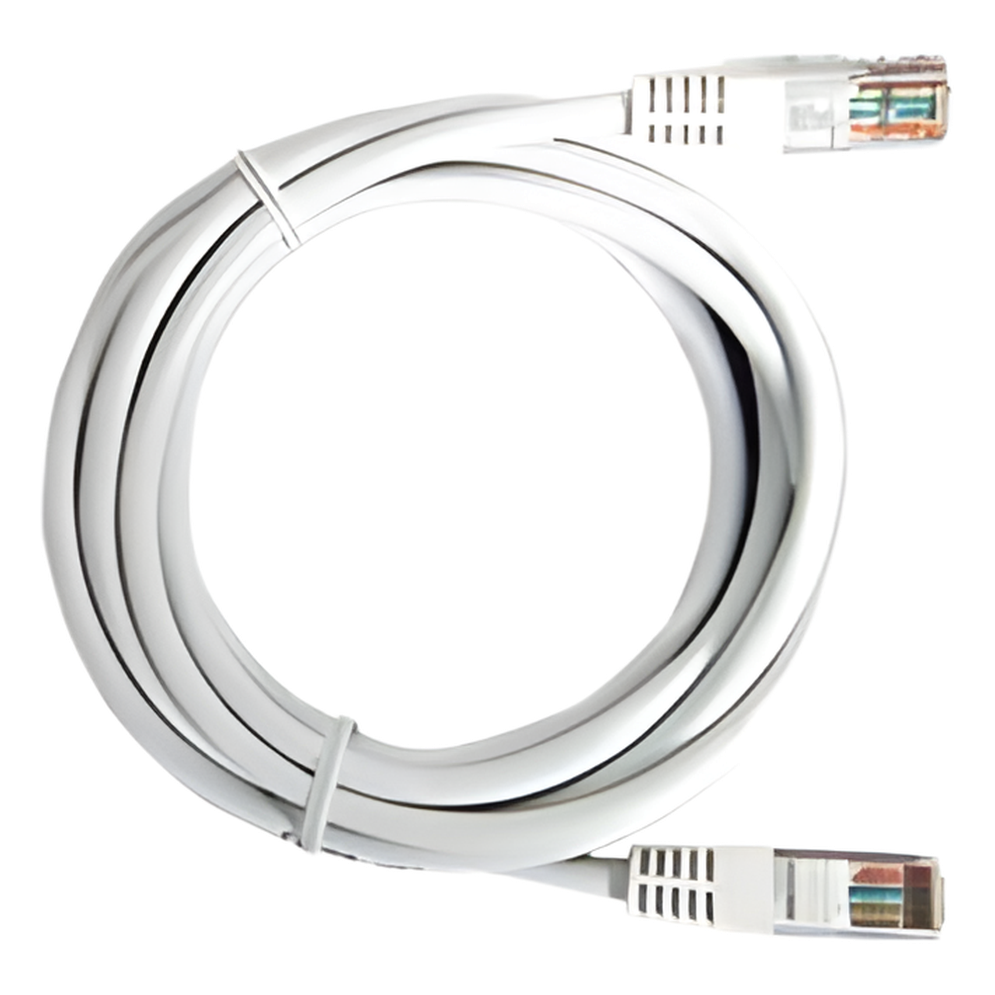Cable de Parcheo UTP Cat5e - 0.5 Metros (1.64 Pies) - Blanco