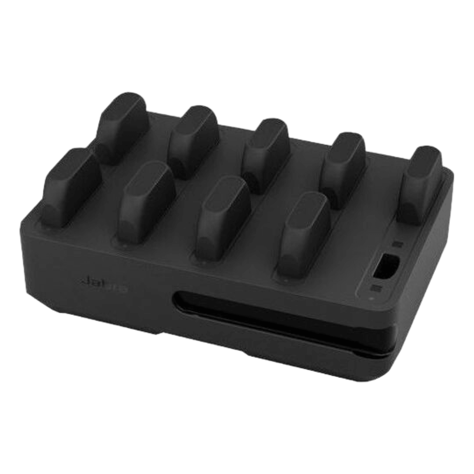 Estación de Carga 10 Bays / Para Jabra Perform 75 / Alimentación 12V / Carga Simultánea Múltiple / LED Indicadores / Certificaciones Internacionales (14217-10)) — JABRA · SKU PERFORM75-10BAY-CHG