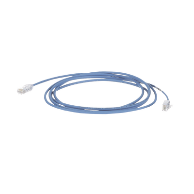 Cable de Parcheo TX6, UTP Cat6, Diámetro Reducido (28AWG), Color Azul, 7.92 Metros (26 Pies) — PANDUIT · SKU UTP28SP26BU