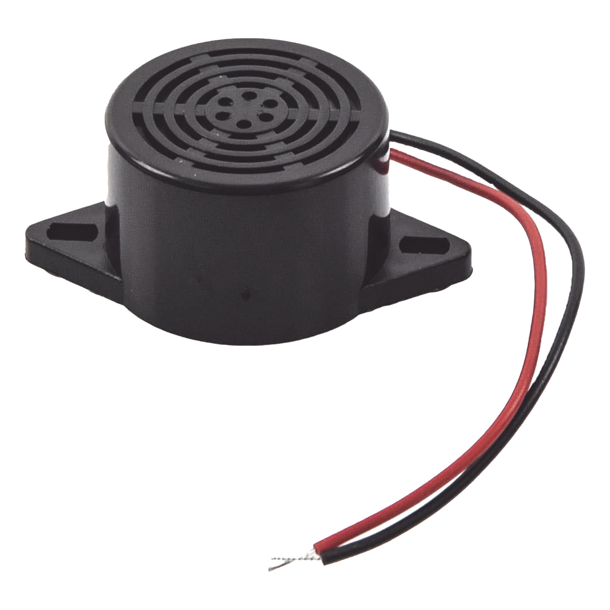 Zumbador 85 dBi a 12 Vcc para Chapas y Contrachapas permite avisar que la puerta se esta abriendo. — SFIRE · SKU SF-BUZZER