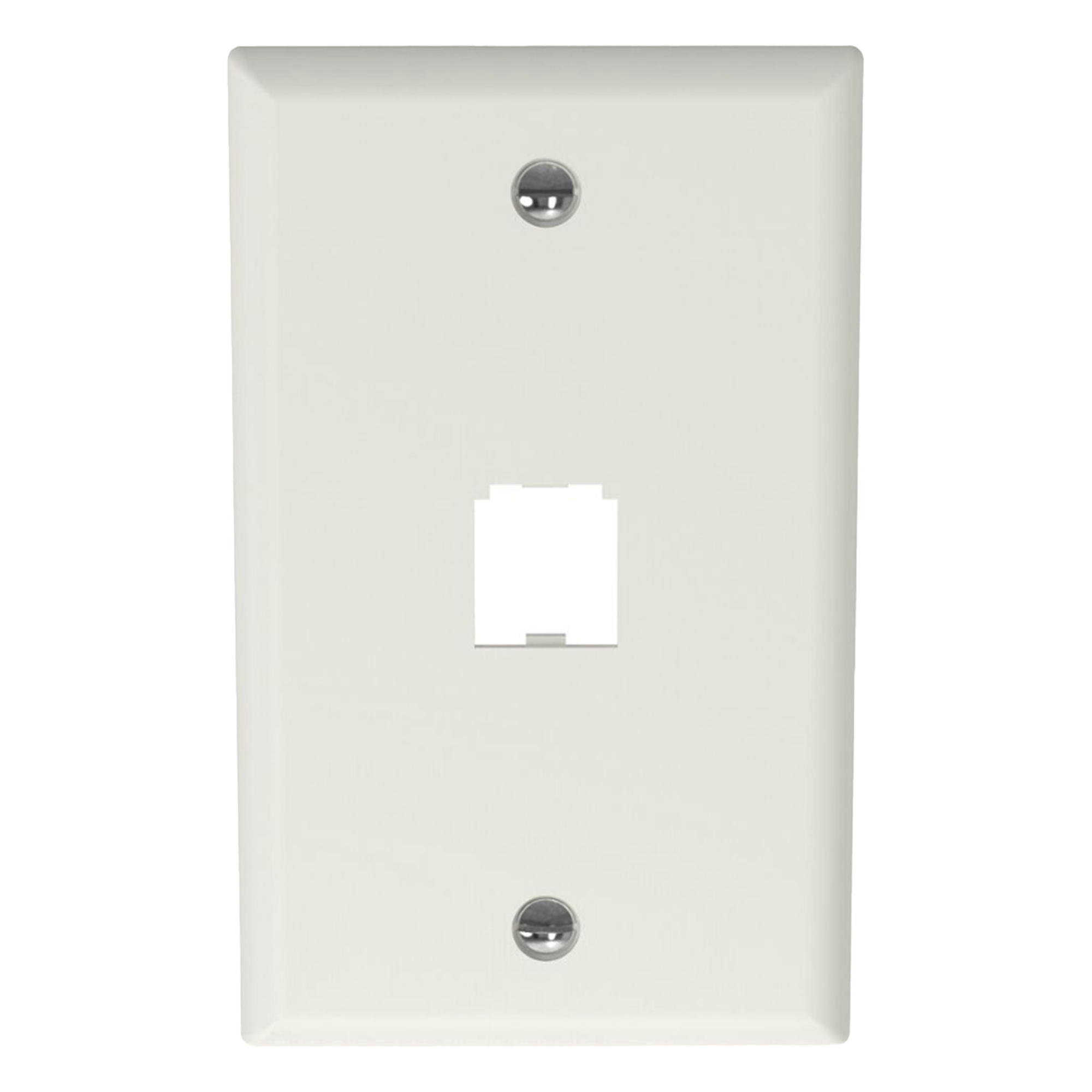 Placa de Pared Vertical Clásica, Salida Para 1 Puerto Mini-Com, Color Blanco Mate — PANDUIT · SKU CFP1IW