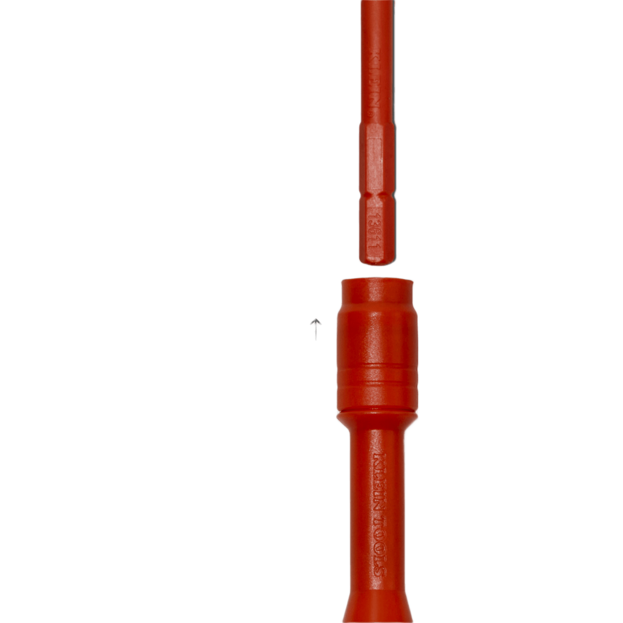 Destornillador Aislado 6-en-1 Auto-Lock / Aislado 1000V CAT III / Almohadilla de agarre / Almacenamiento de brocas integrado / Bits Philips #1 #2 / Slotted 3/16" 1/4" / Square #1 #2