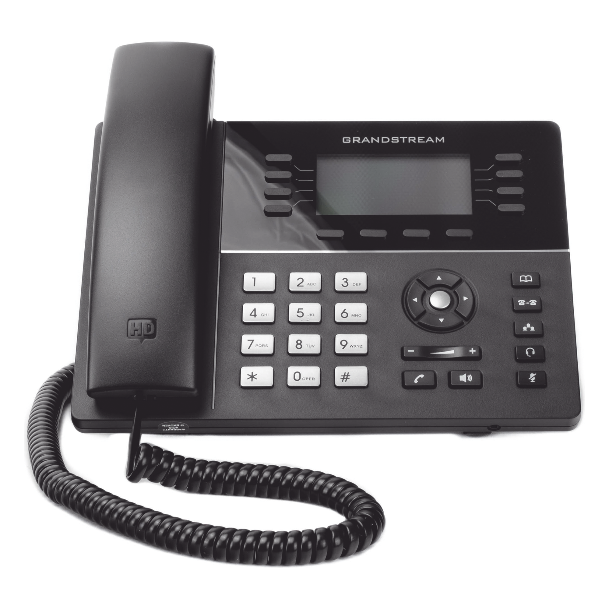 Teléfono IP Gama media de 8 Líneas con 4 teclas de función, 32 teclas de extensión BLF digital y conferencia de 5 vías PoE Gigabit