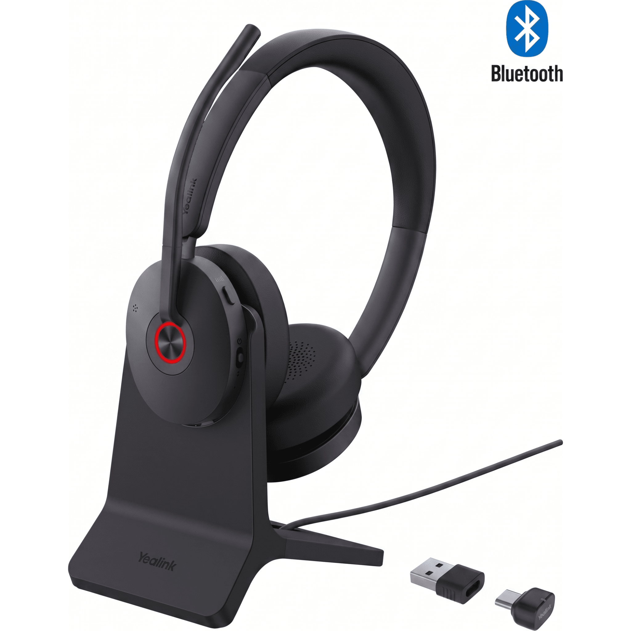 Diadema Inalámbrica / Cancelación de Ruido ANC Híbrida / Bluetooth 5.3 / Alcance 50 m (164 ft) / Autonomía 65 h / Compatibilidad UC Multiplataforma