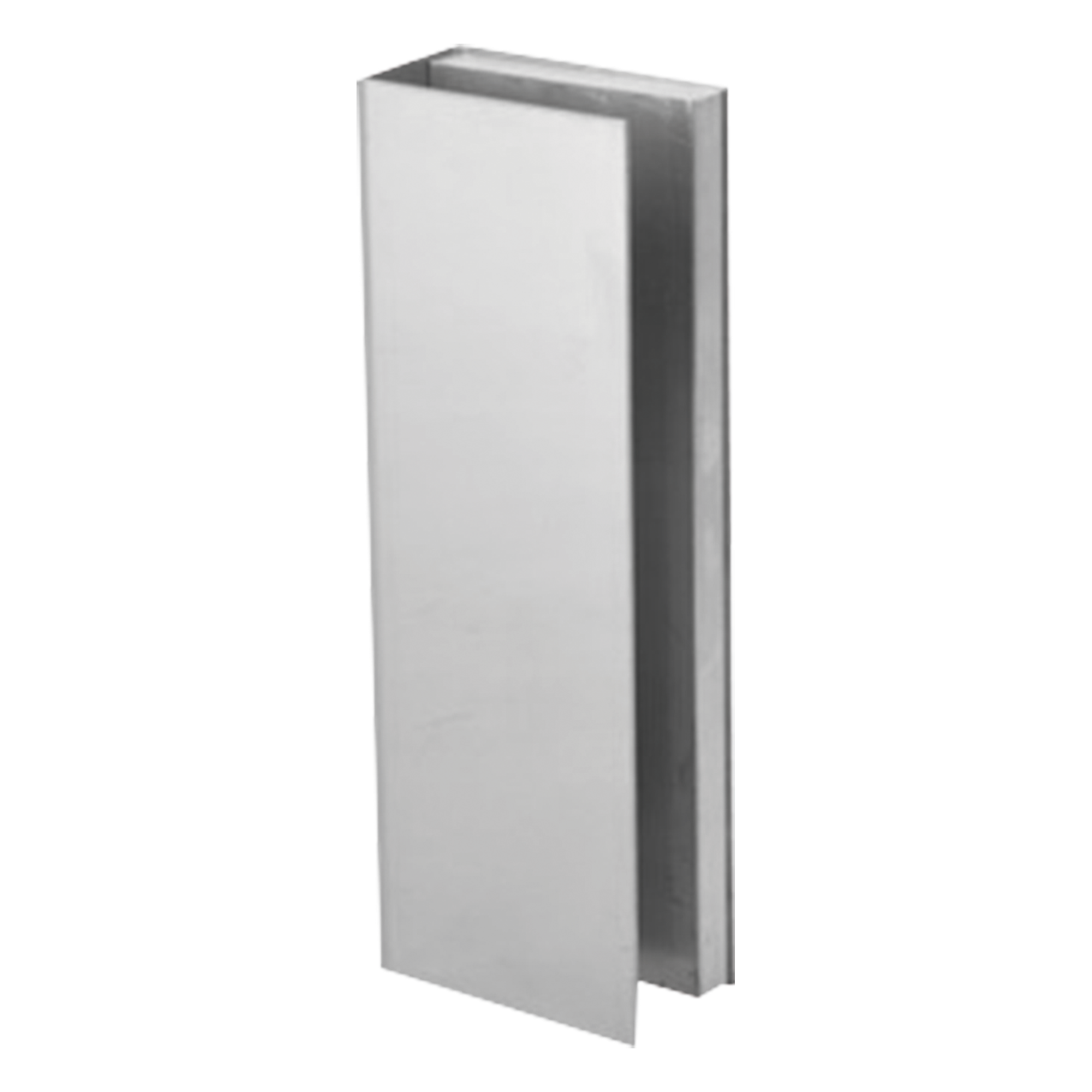 Montaje "U" para Puertas de Vidrio/ 3/4" de Grosor/ Para Chapas Magnéticas de 1200 lbs./ Ajuste por Opresores — RCI - DORMAKABA · SKU GB-8134