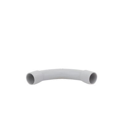 Curva de radio estrecho para tubería rígida, recomendado para cables de datos, PVC Auto-extinguible, de 16 mm 