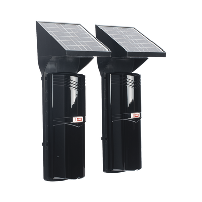 Detector fotoelectrico con CELDA SOLAR; DE 3 RAYOS; alcance exterior 100 m / 4 frecuencias