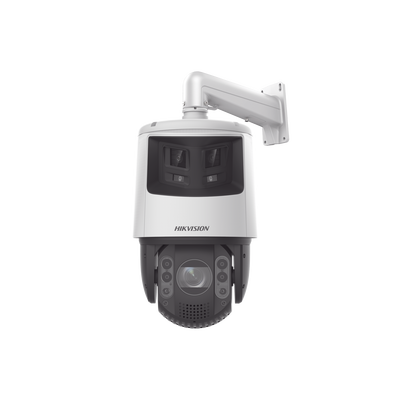 [TandemVu] PTZ IP 4 Megapíxel con Cámara Panorámica 6 Megapíxel / 32X Zoom / 200 mts IR / 30 mts Luz Blanca / ACUSENSE / IP66 / Alerta Audible y Luz Estroboscópica / Autoseguimiento / Hi-PoE / Alarmas I/O / Ultra Baja Il — HIKVISION · SKU DS-2SE7C432MWG-EB/26(F0)
