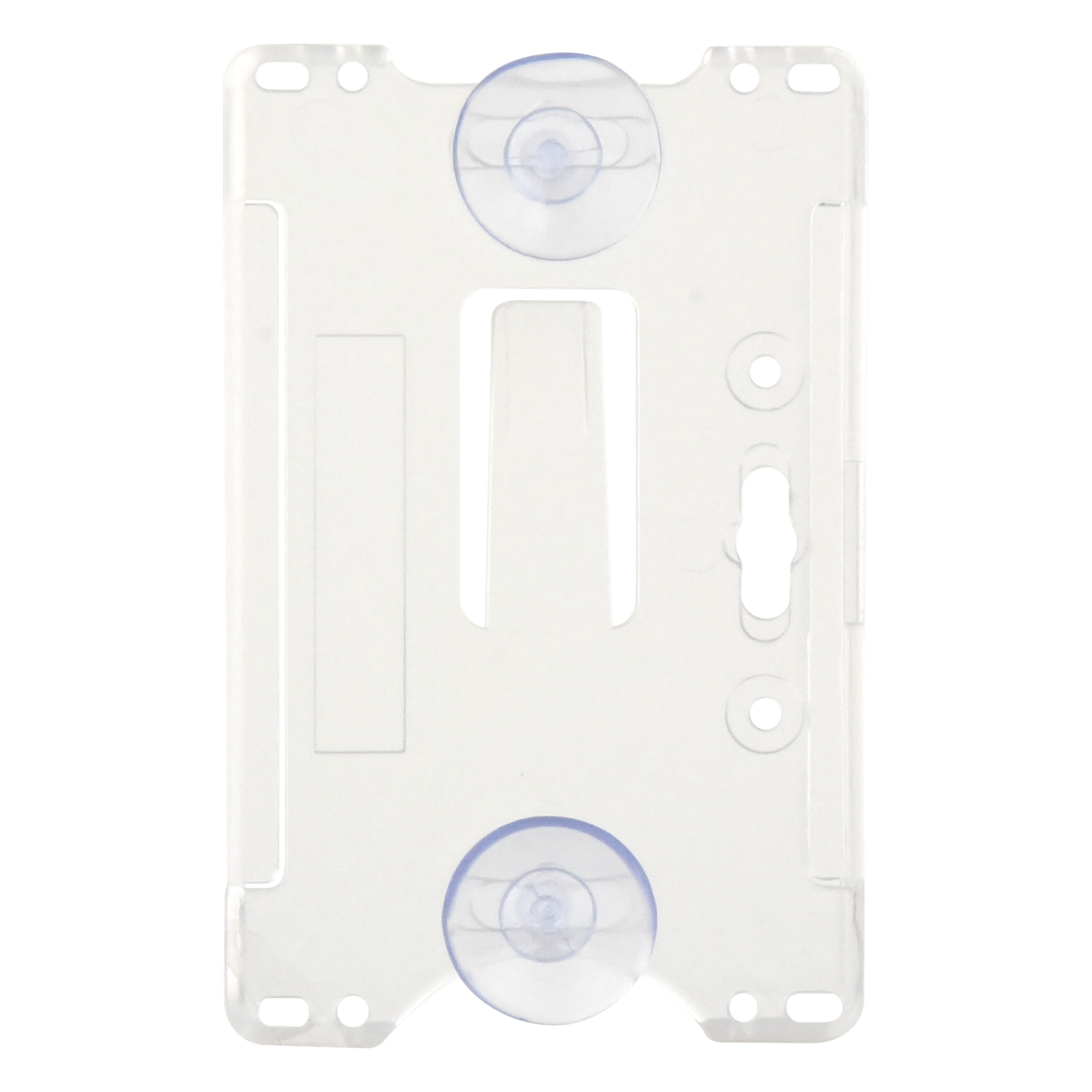 Porta tarjeta de plastico ABS / Transparente / Compatible con tarjetas ACCESSCARDEPC / PROCARDX o Formato CR80 — ACCESSPRO · SKU ACCESS-HOLDERA