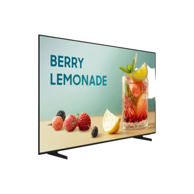 Televisor Smart Business Samsung 43" / 3 Años de garantia / 4K UHD (3840x2160) / Panel E-LED / Brillo 300 nit / WiFi 5 y Bluetooth 5.3 / Smart TV Tizen / Crystal Processor 4K / HDR10+ / Sonido 20W 2CH / Operación 16/7 