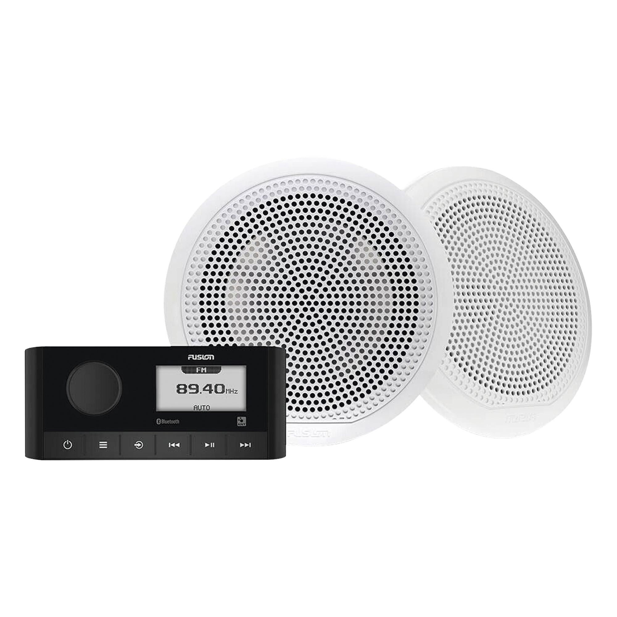 Sistema de estero marino MS-RA60 con dos bocinas de diseño clásico incluidas. — GARMIN · SKU 10-02405-50