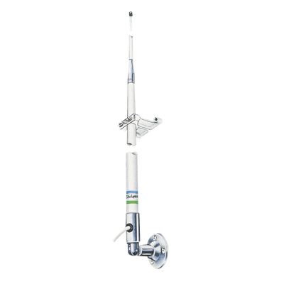 Antena Marina VHF Para Embarcación / Ganancia de 9 dB / Potencia de Entrada de 50 Watts / Incluye Cable Coaxial RG-58 de 20 Pies — SHAKESPEARE · SKU 4018