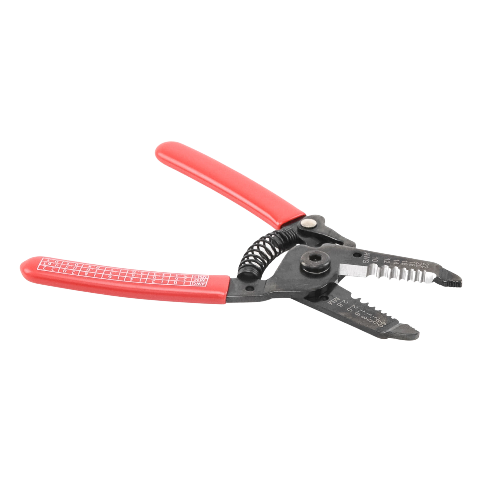 Pinzas Pela-cable y Corte para cables calibres del 10 al 22, viene en 6 pulgadas (15.3 cm) de Largo.