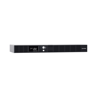 UPS de 500 VA/300 W, Topología Línea Interactiva, Entrada 120 Vca NEMA 5-15P, Tipo Rack 1 UR, Con 6 Tomas NEMA 5-15R