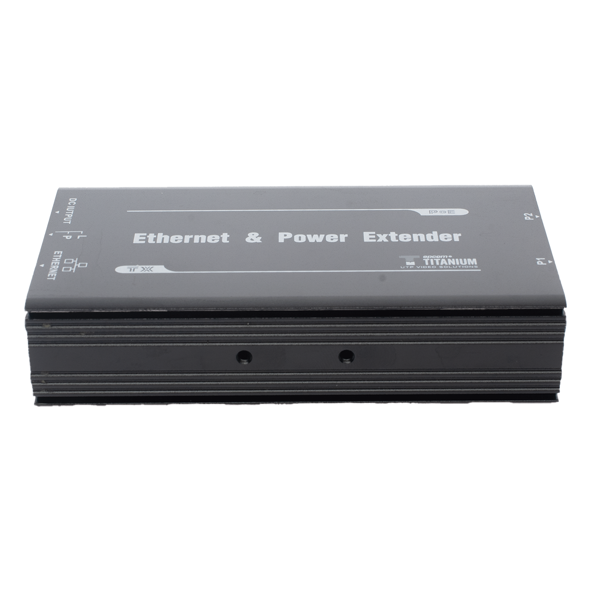 (POE 600 METROS) Transmisor para Extensor PoE TT-8001R / 1 Puerto para recepción de video y alimentación (PoE) / IDEAL PARA DOMOS Y CAMARAS IP / Conexión en Cascada / Soporta PTZ´s de 60 W / Soporta IEEE802.3af/at — EPCOM TITANIUM · SKU TT-8001TPOE