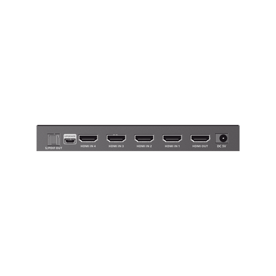 Switch Conmutador HDMI 4X1 | 4 Entradas 1 Salida | Velocidad de trasmisión 48 Gbps | Resolución 8K | Salida de audio | HDCP 2.3