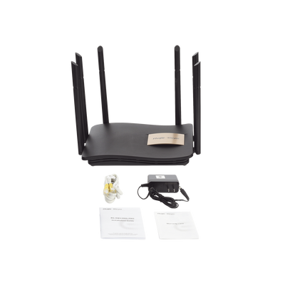 Home Router inalámbrico MESH WI-FI 5 2x2 doble banda 1 puerto WAN Gigabit y 3 puertos LAN Gigabit, hasta 1,267 Mbps.