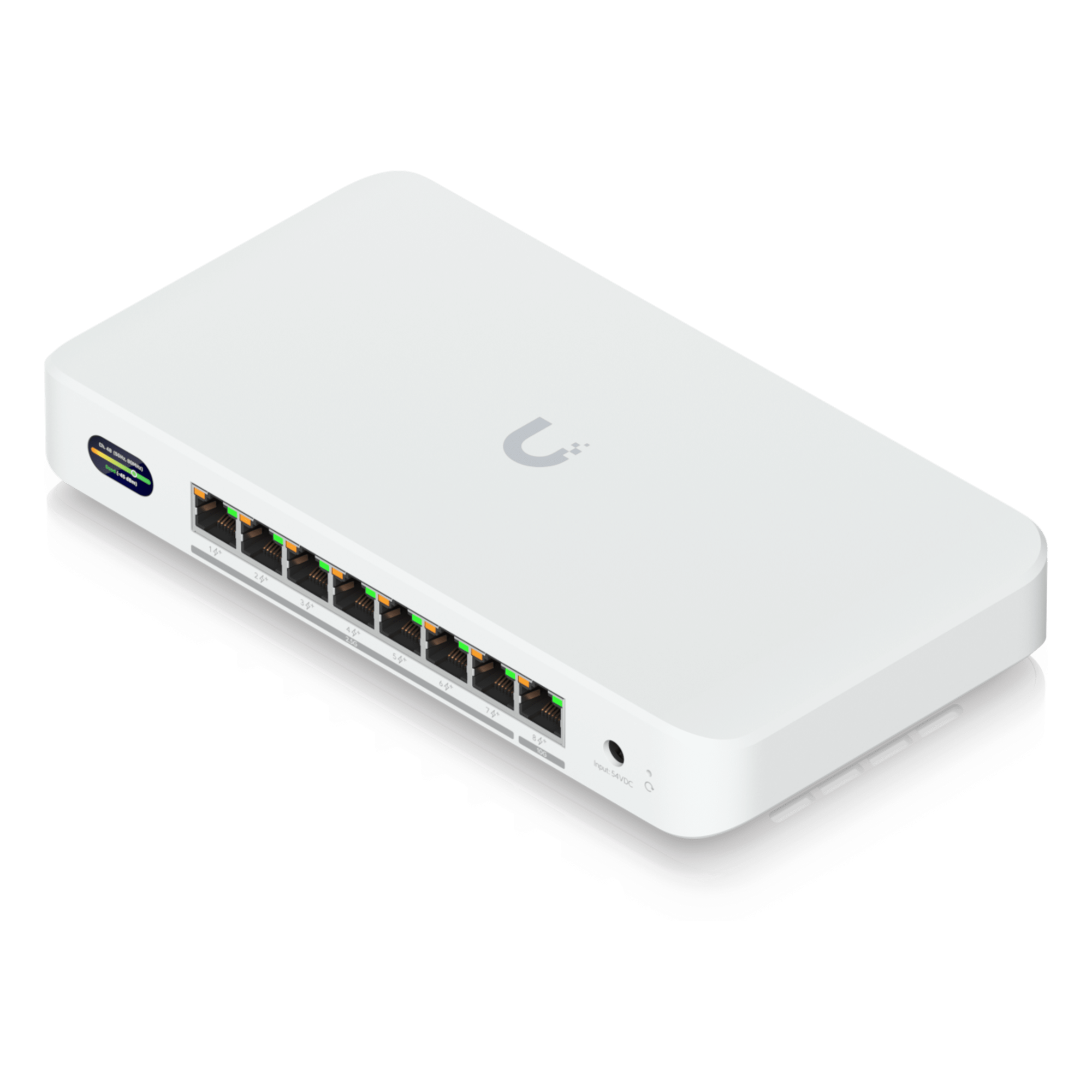 Switch PoE+ / 8 Puertos Multi-Gig / 1 x 10 GbE y 7 x 2.5 GbE / Wi-Fi 7 / 6 GHz / 30 W por Puerto / Compacto