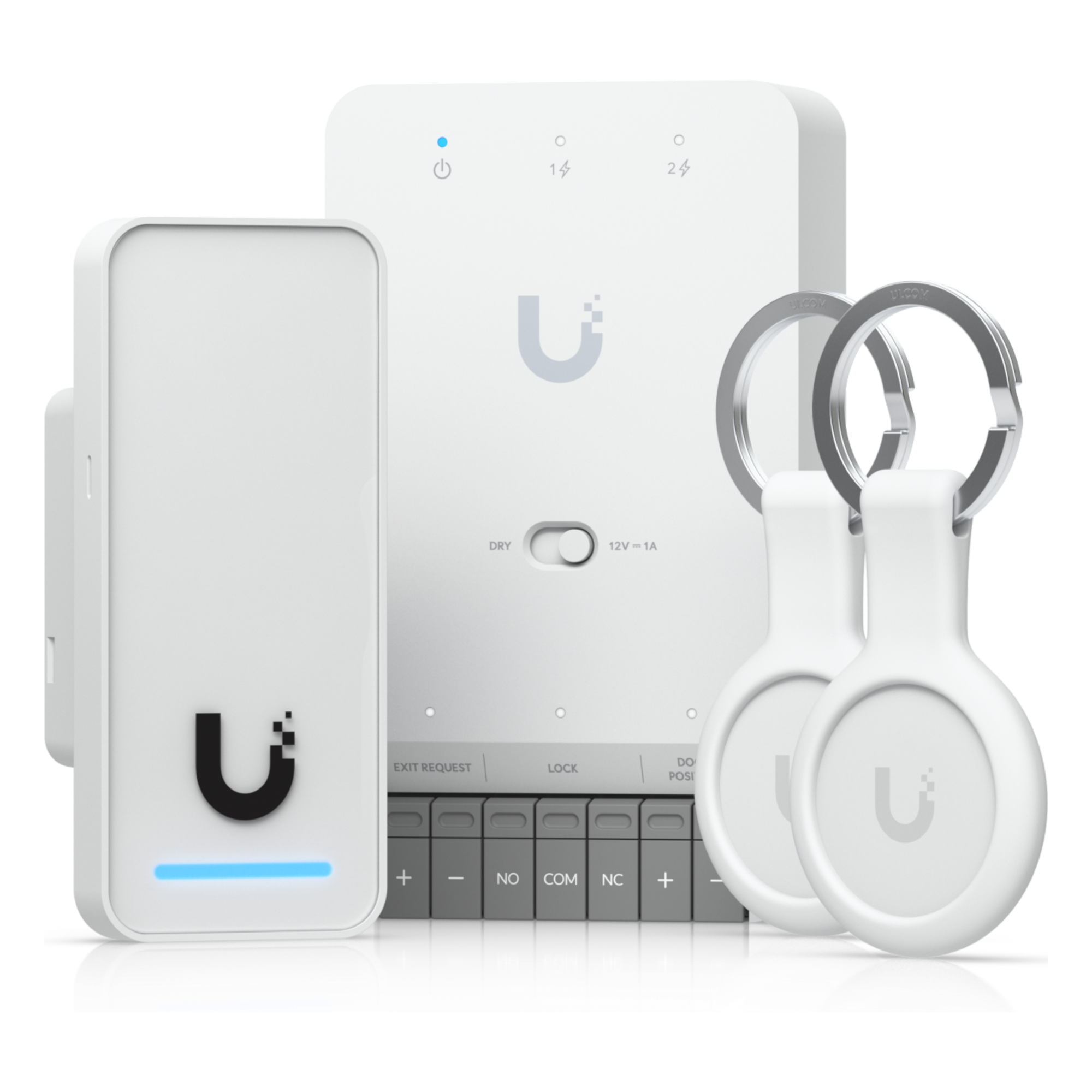 Kit de Inicio UniFi Access G3 / Gestión de Accesos para Puertas / Lectores y Teclados NFC / PoE++ / Certificaciones CE, FCC, IC, UL — Ubiquiti Inc · SKU UA-G3-SK