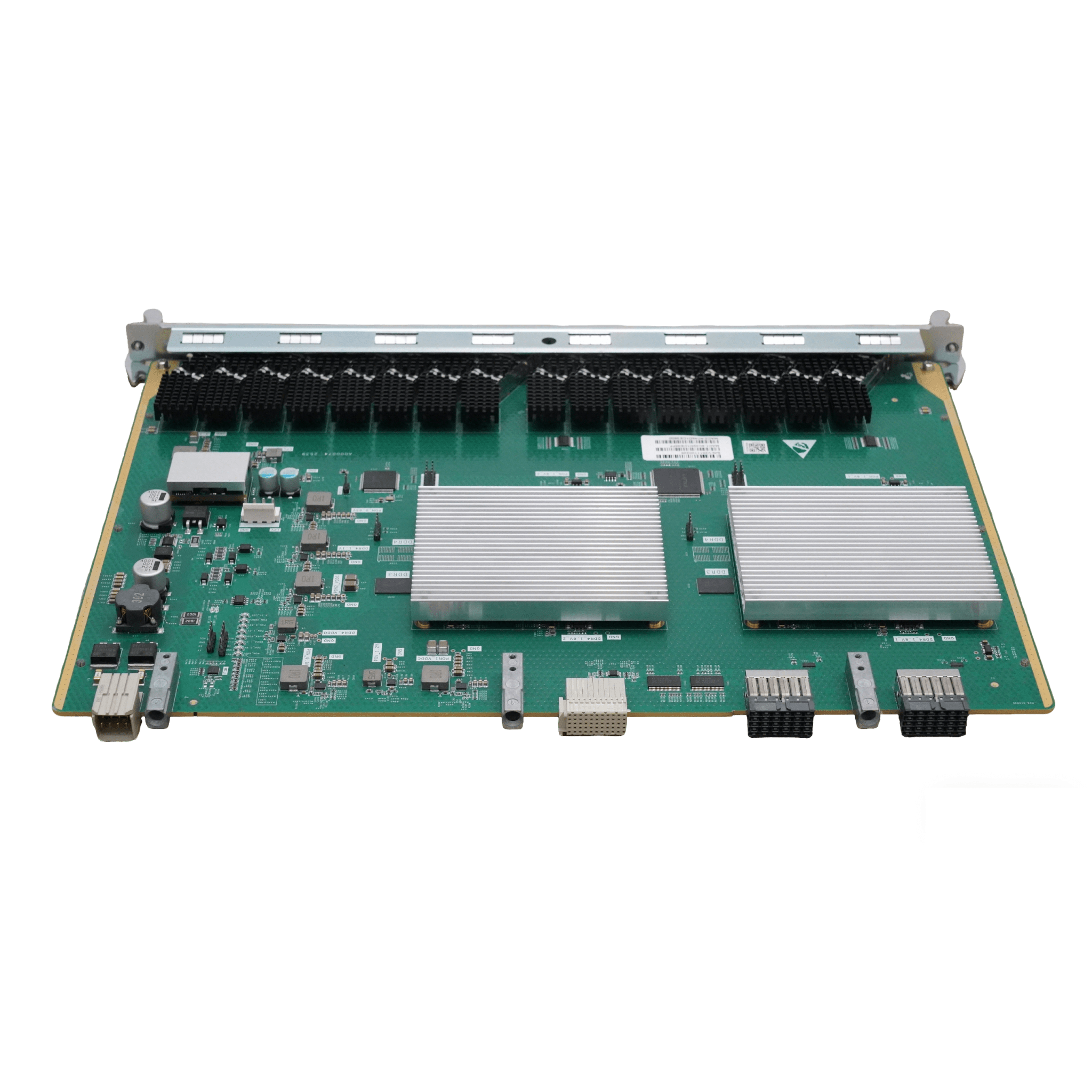 Tarjeta de Servicio OLT / 16 Puertos Combo GPON/XGSPON / 10 Gbps Simétrico / 20 km (65,616 ft) / 4096 ONUs XGS-PON / Split 1:256