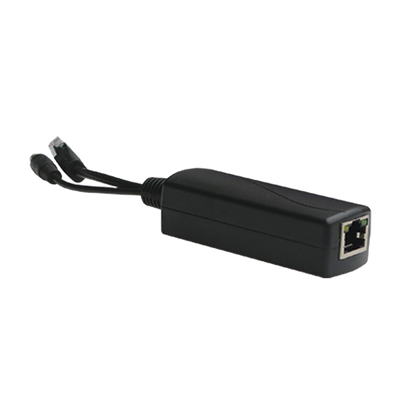 Splitter PoE IN 802.3 af/at / Se Puede Energizar Hasta con 30W / Salida de 12 Vcc 1A (12W) / Instalación es Escritorio (superficie plana) / Idea para cámas IP SIN PoE (CCTV)