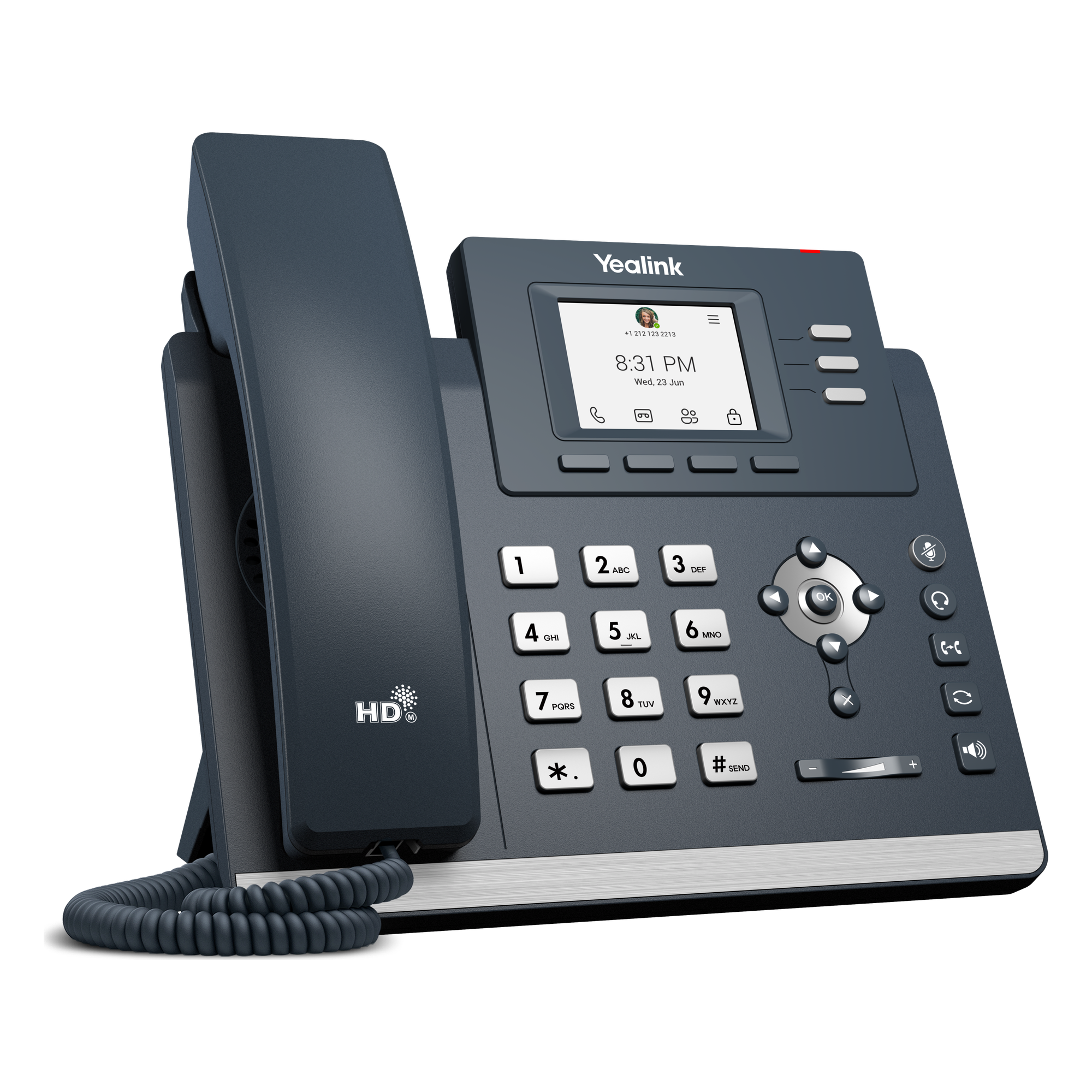 Teléfono IP / Android 13 / Microsoft Teams / Audio HD / Pantalla 2.4" / Dual Gigabit PoE