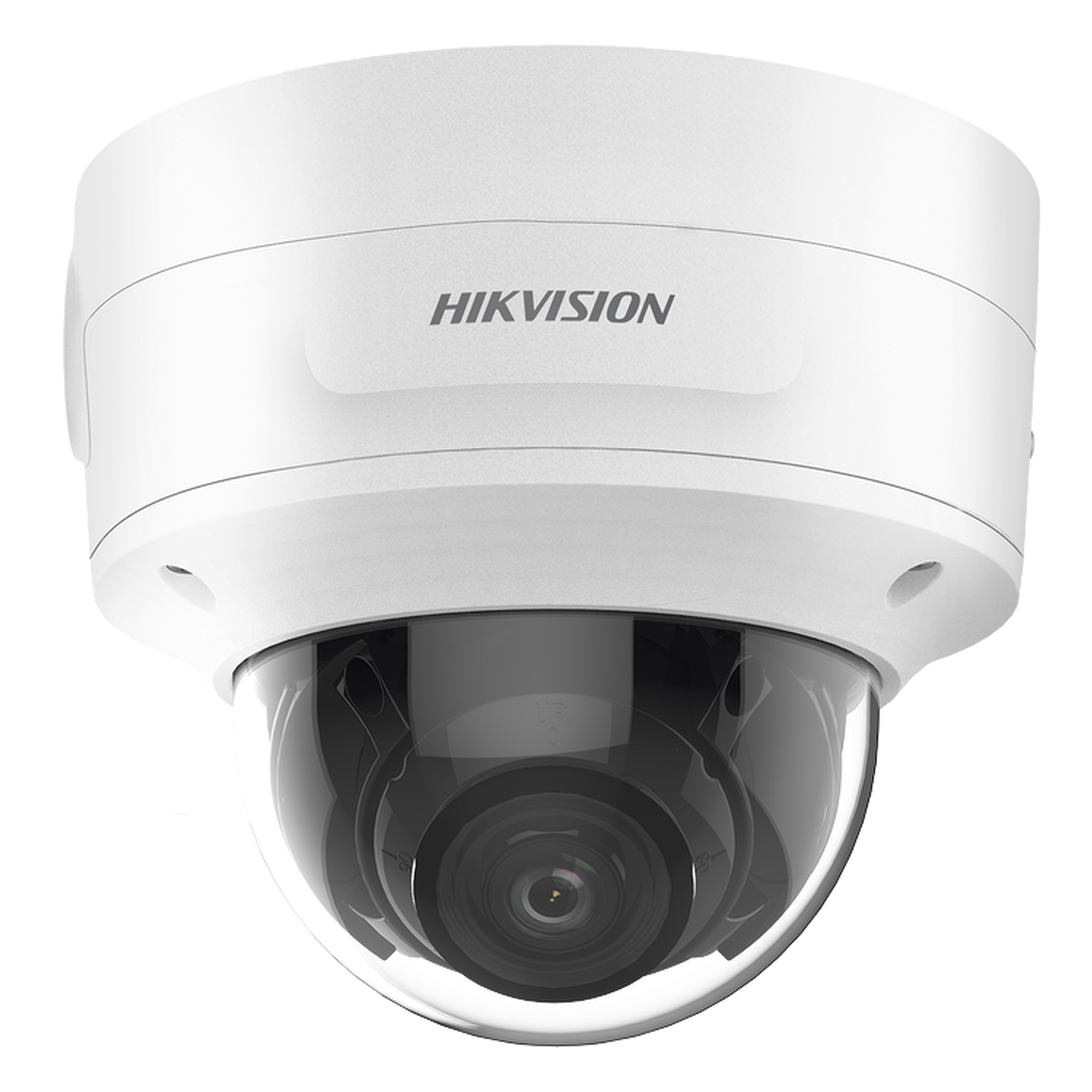 Domo IP 8 Megapixel (4K) / Lente Mot. 2.7 a 13.5 mm / 40 mts IR EXIR / Exterior IP66 / IK10 / DARKFIGHTER / Audio y Alarma I/O / PoE+ / ONVIF / Micro SD / 4 Analíticos: AcuSense, Deteccion Facial, Conteo de Personas por Cruce y Zona