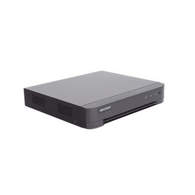 [Audio Bidireccional] DVR 4 Canales TurboHD + 1 Canal IP / 2 Megapixel (1080p) Lite / Acusense Lite (Evita Falsas Alarmas) / Audio por Coaxitron / 1 Bahia de Disco Duro / H.265+ / Salida de Vídeo Full HD