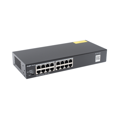Switch no administrable, Visible en la Topología en la Nube, con 16 puertos Gigabit