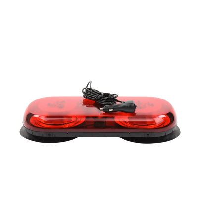 Mini Barra de Luces Serie X606S, con 18 LED, Color Rojo, Montaje Succión e Imán