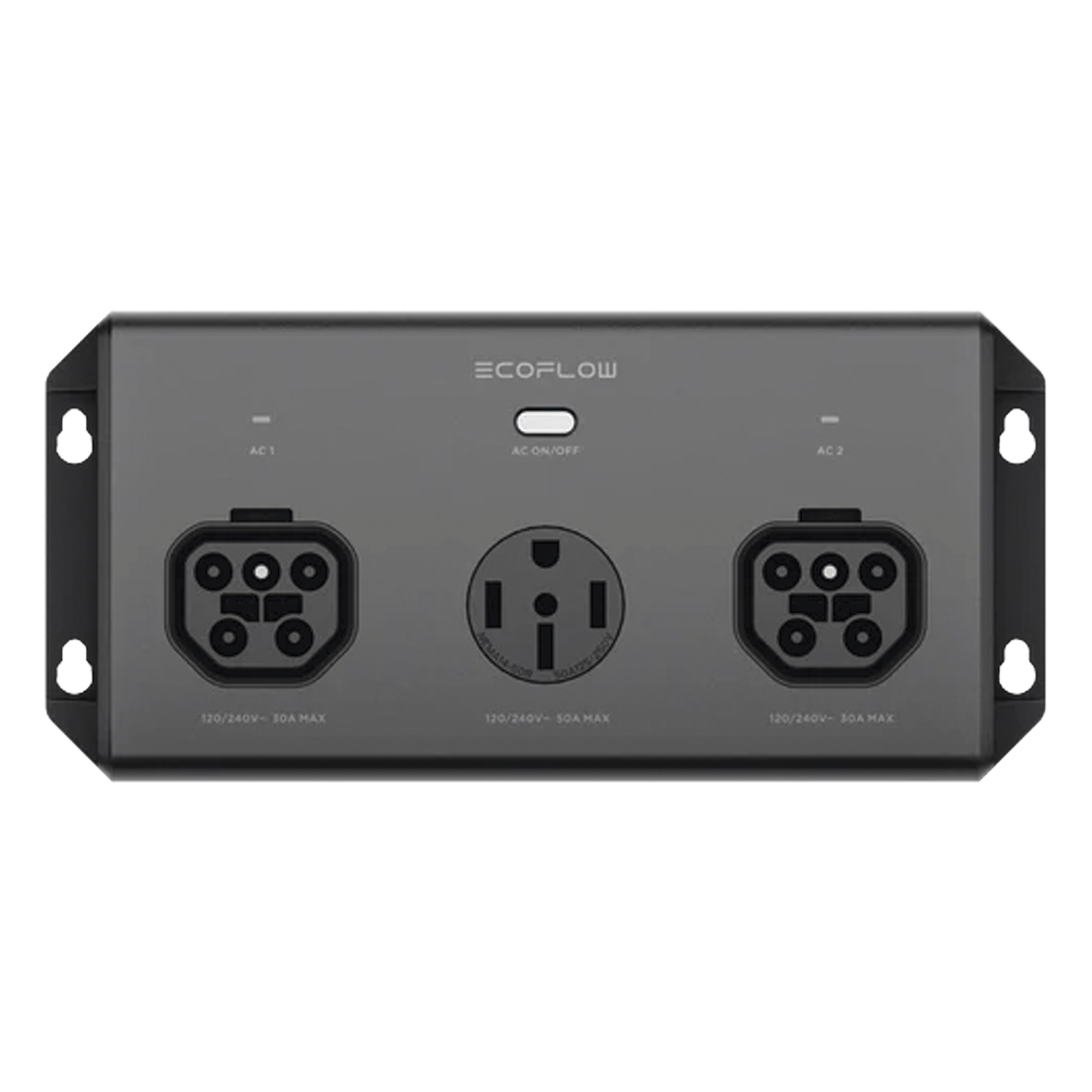 Hub para Conectar 2 EFYJ751PCSUS en Paralelo 120/240 Vca 50A Máximo — ECOFLOW · SKU EFYJ751PR