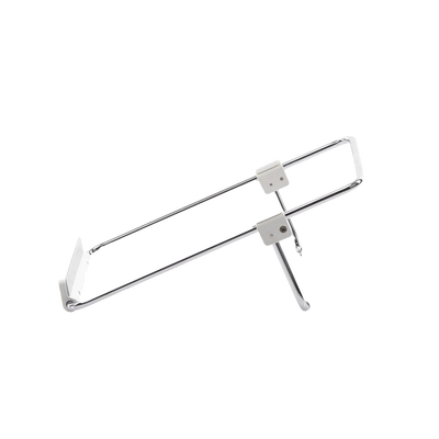 Soporte para Laptop / Plegable / Ajustable de 87 a 131 mm / Amplia compatibilidad 11''-16'' / Capacidad de carga 20 KG / Antideslizante / Ultra Ligero / Metal / ABS / Silicona / Color Plata