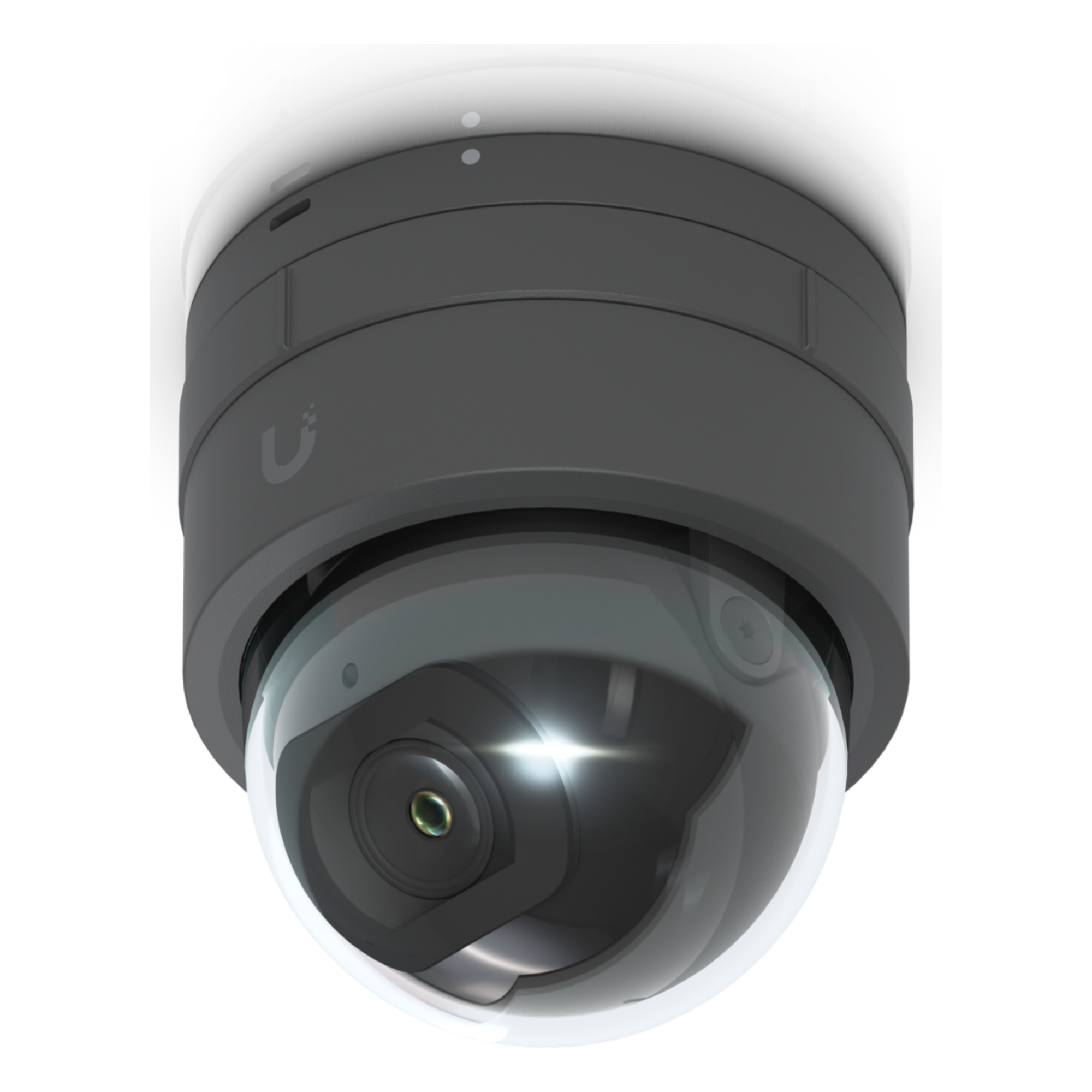 Cámara IP UniFi G5 Domo Ultra Color Negro, Bajo Perfil para Interior, 2K (4MPX), Ángulo Amplio 102.4°, Visión Nocturna IR Hasta 20mts, Detección de Eventos, para Pared o Techo — UBIQUITI · SKU UVC-G5-DOME-ULTRA-B