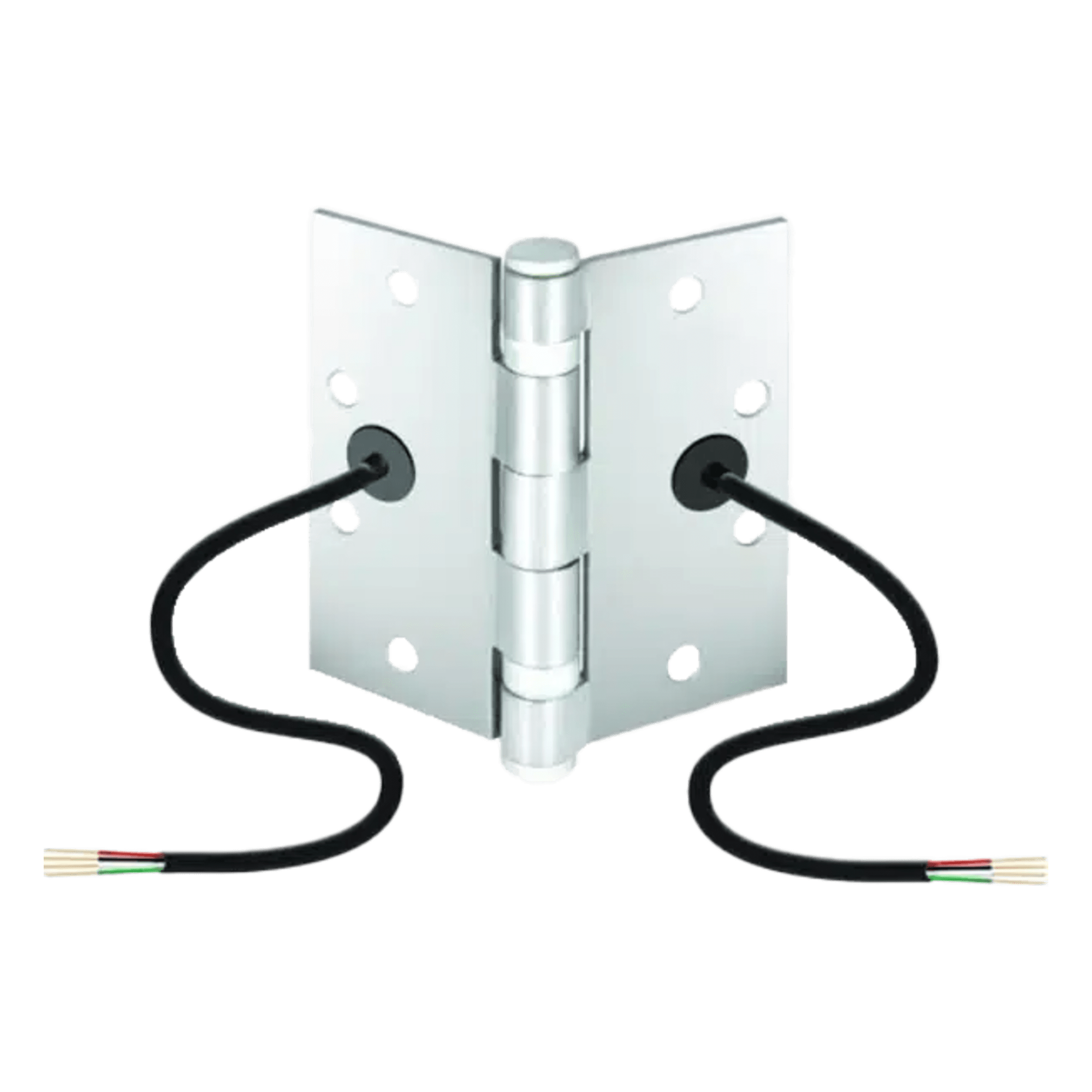 Bisagra de Transferencia Eléctrica SD-H412 / 12-24 VAC/VDC / 4 Hilos 28AWG / Acero Resistente a Vandalismo / Transferencia de Energía y Datos / Reemplazo de Bisagra Estándar — ENFORCER SECOLARM · SKU SD-H412