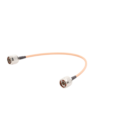 Jumper con Cable LP142 de 30 cm (11.81 pulgadas), con Conectores N Macho a N Macho.
