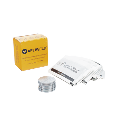 Tabletas de Soldadura Exotérmica ApliWeld-T / Compuesto Ø43 mm / 20 Piezas / Unión Molecular Permanente / Alta Conductividad