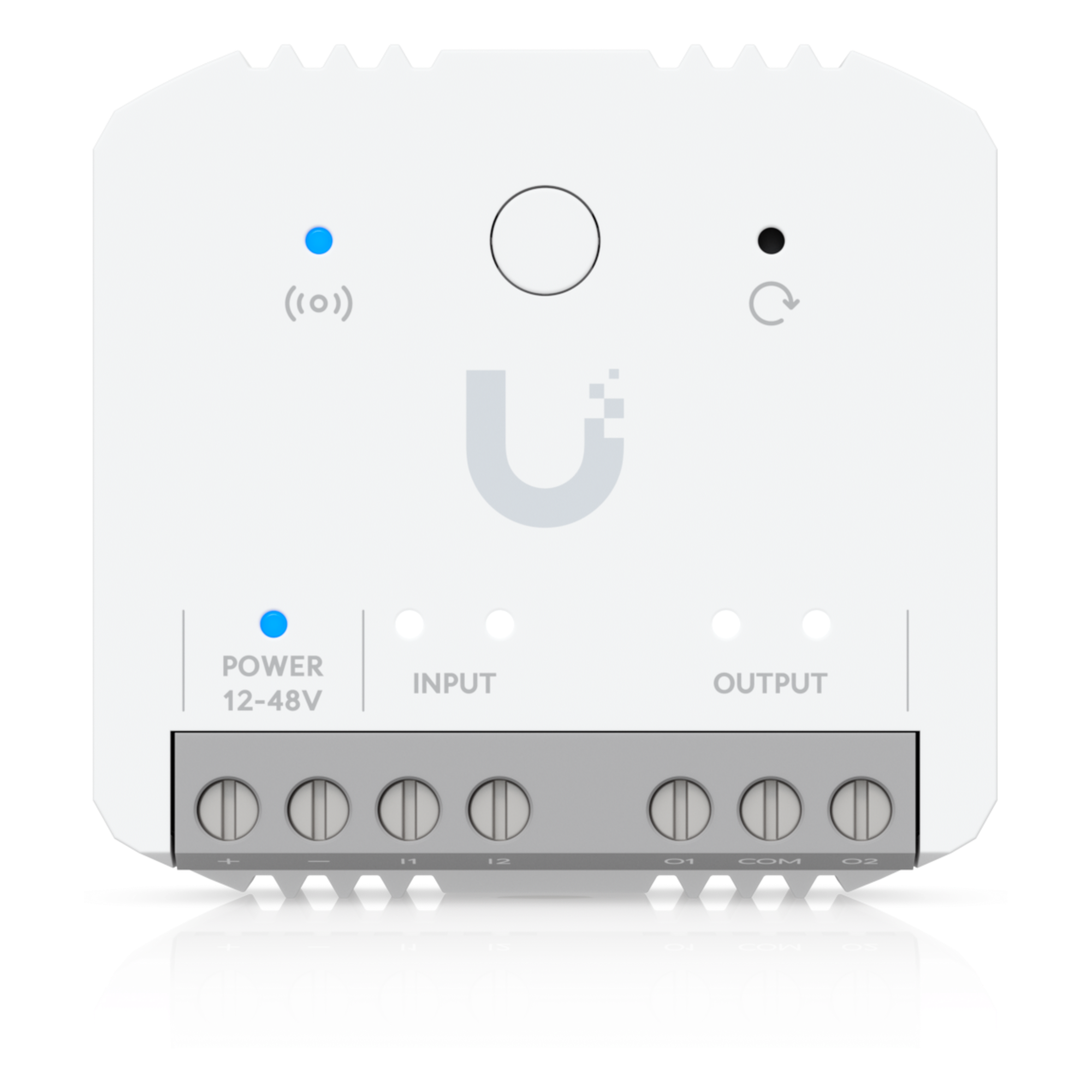 Relé Inteligente / Contacto Seco 10A / 12-48V DC / 12-240V AC / Alcance Inalámbrico 2 km (1.2 mi) / Integración UniFi Protect