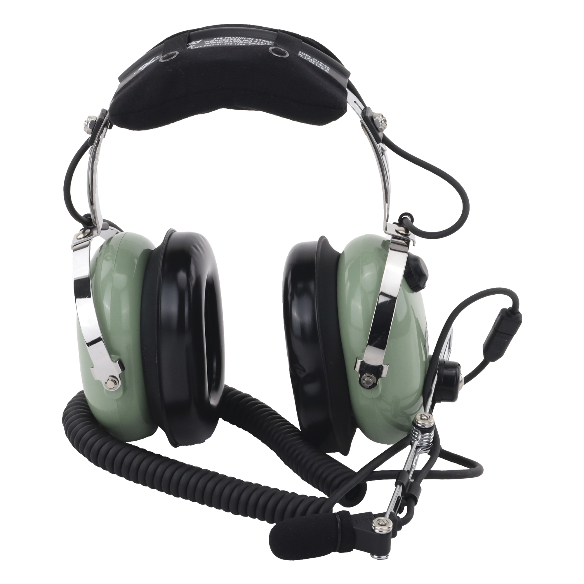 Auriculares de aviación, con micrófono, sobre la cabeza, helicóptero — DAVID CLARK · SKU H10-36
