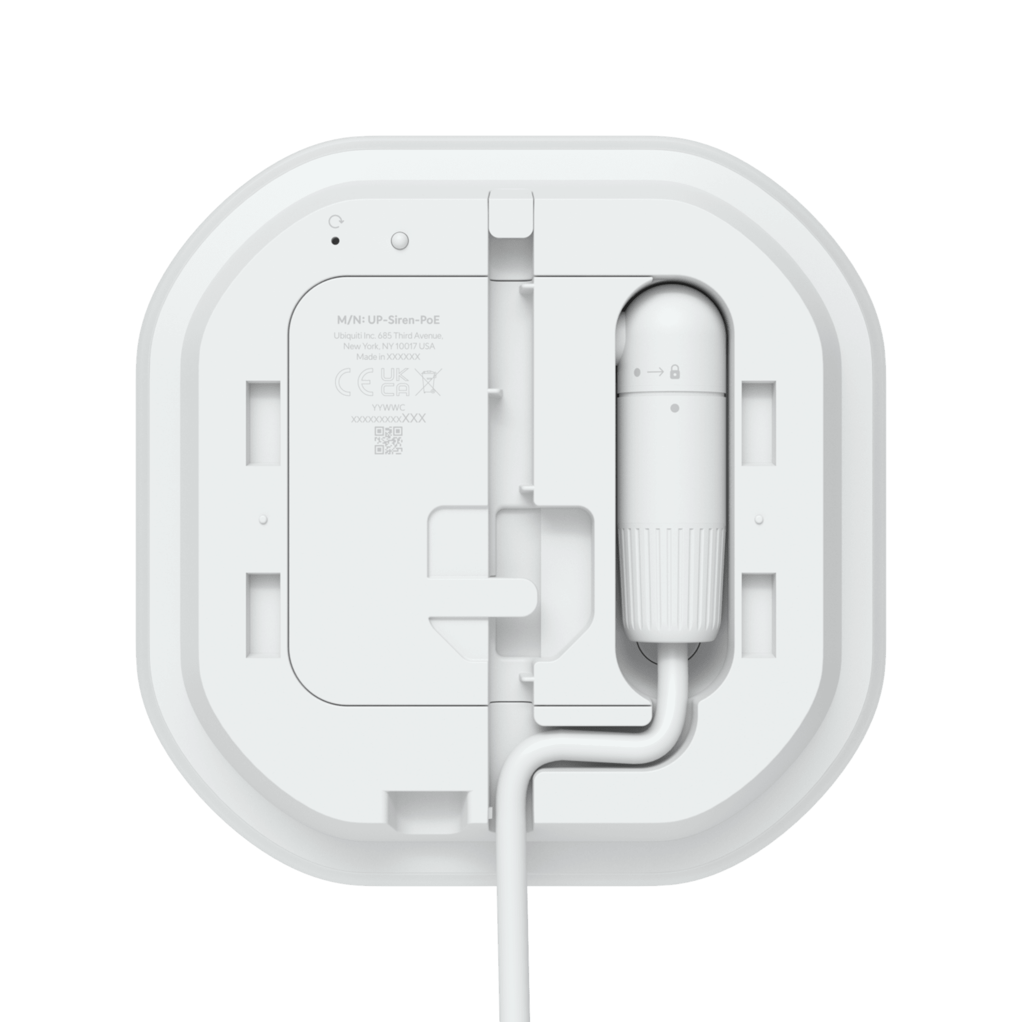 UniFi Siren PoE – Sirena para Exteriores Todo Clima con Alarma de 110 dB e Iluminación LED de Emergencia Alimentada por PoE