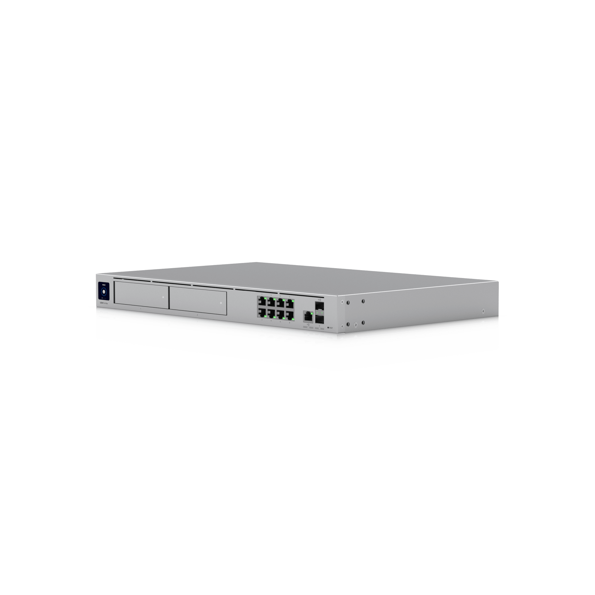 UniFi Dream Machine Pro Max – Cloud Gateway Empresarial con Soporte para 150 Dispositivos y 2000 Clientes, 5 Gbps de Ruteo con IDS/IPS, 2 Bahías para HDD 3.5”, SSD Interno de 128 GB, Failover, Balanceo de Carga y VPN/SD-WAN