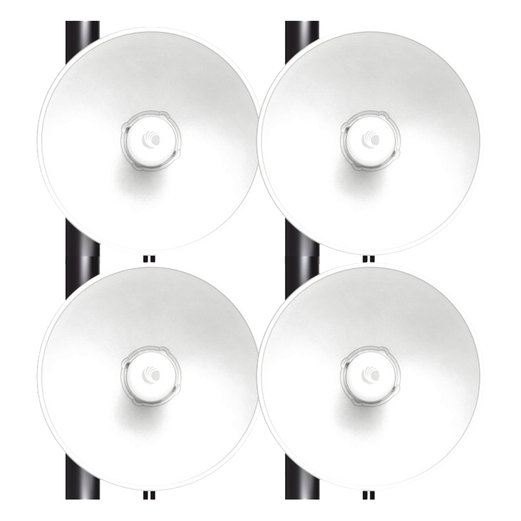 Kit de 4 radios FORCE4625 de alto Desempeño / Wi-Fi 6E / Hasta 1 Gbps / 5925 - 7125 MHz / Antena Integrada 25 dBi — CAMBIUM NETWORKS · SKU FORCE-4625-4PACK