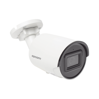 Bala IP 4 Megapixel / Lente 2.8 mm / 40 mts IR EXIR / IP67 / WDR 120 dB / PoE / Micrófono Integrado / ACUSENSE (Filtro de Falsas Alarmas) / Ultra Baja Iluminación