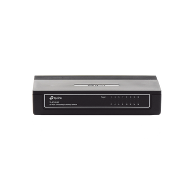 Switch no administrable de 16 puertos 10/100 Mbps para escritorio