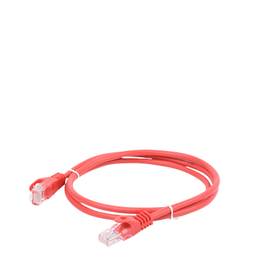 Cable de Parcheo UTP Cat6 - 0.5 Metros (1.64 Pies) - Rojo