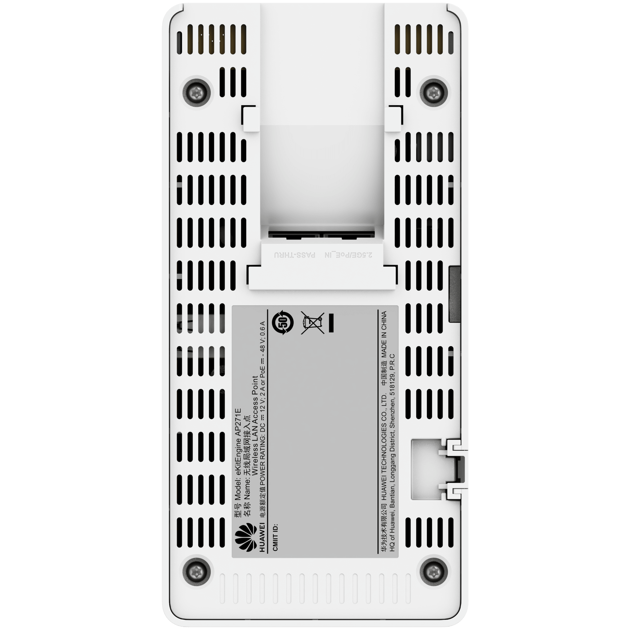 Punto de Acceso Inalámbrico eKit Wi-Fi 7 / 3.57 Gbps / Smart Antenna / Montaje en Pared / Seguridad WPA3 / Gestión Local y en la Nube Gratis / Puerto 2.5GE + 4 GE