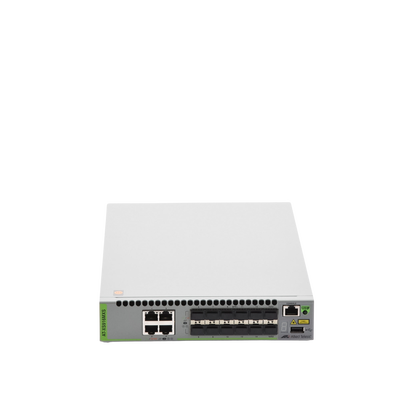 Switch Capa 3 Stackeable 10 Gigabit , 12 puertos SFP/SFP+ 10G y 4 puertos 100/1000/10G Base-T (RJ-45)