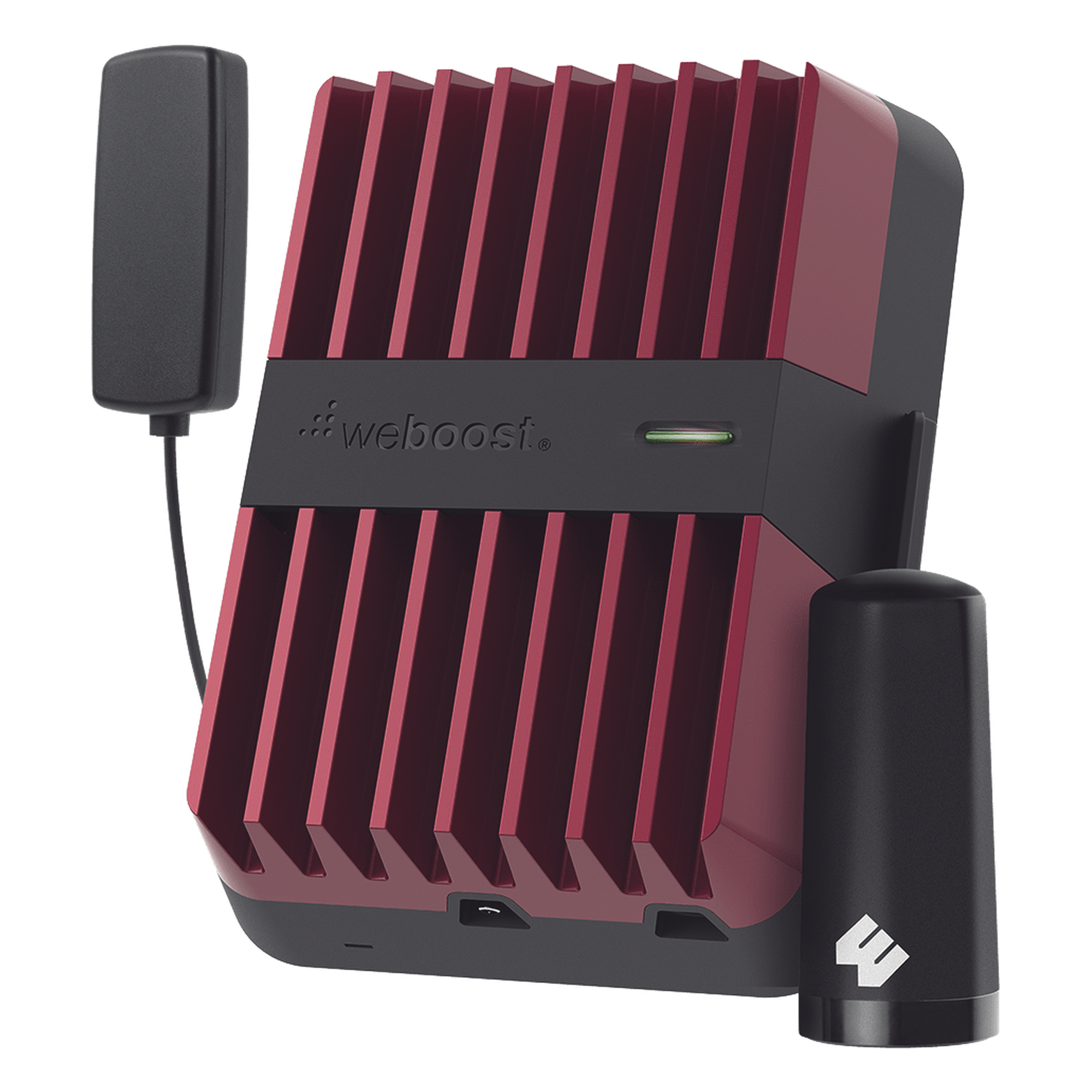 KIT Amplificador de Señal Celular 4G LTE, 3G y VOZ. Drive Reach Fleet. Especial para flota de vehículos que requieren un amplificador permanente. Policía, reparto, servicio, gubernamentales, etc. — WILSONPRO / WEBOOST · SKU 530-254