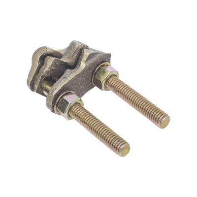 Conector X 2 Cables / Calibre 4-2/0 AWG / Bronce 100% / Unión Cruzada / Sin Soldadura / Baja Resistencia