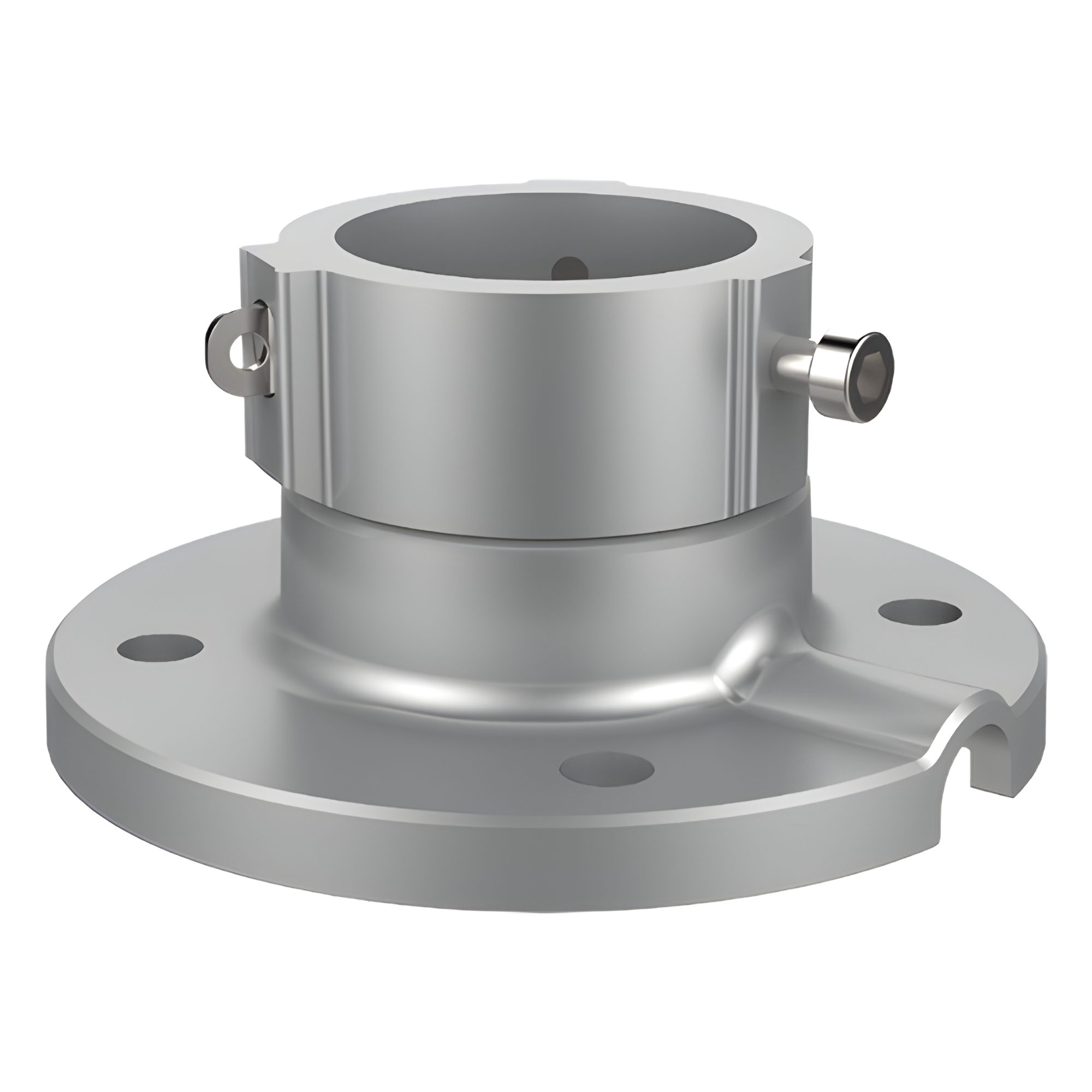 Montaje de Techo sin Tubo de Extensión para Domos PTZ TURBOHD y PTZ IP / Acero Inoxidable — HIKVISION · SKU DS-1663ZJ-P