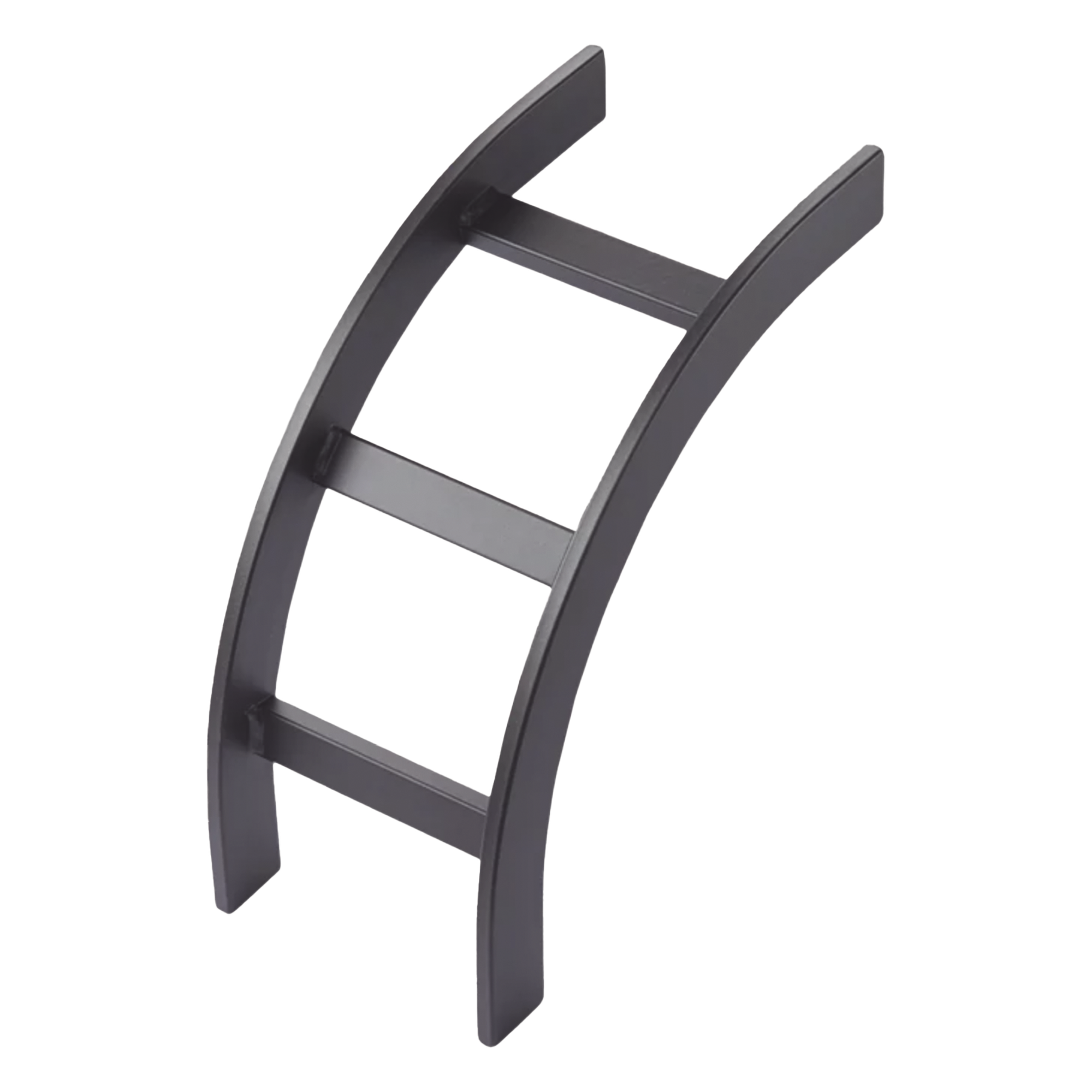 Accesorio de Escalerilla Curva Vertical (Bajada) Interior, 12 in de Ancho, de Acero, Color Negro — HOFFMAN · SKU LIB12BLK